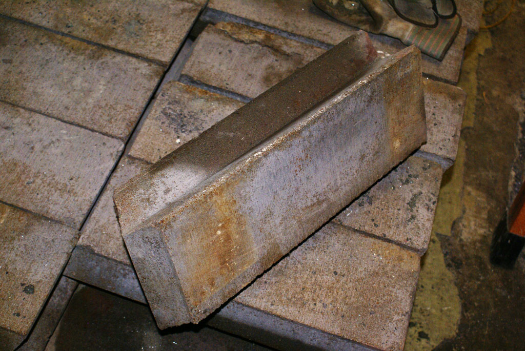 Chevron block · on the pallet