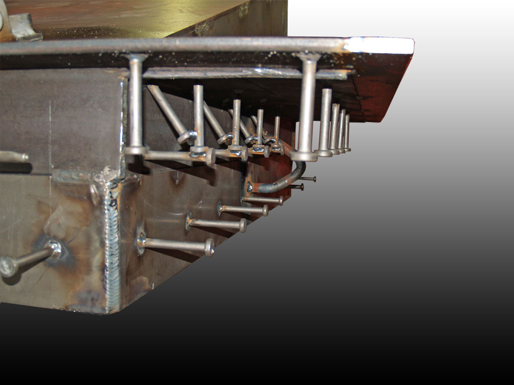 Concrete 12&Prime; frame · set and trued