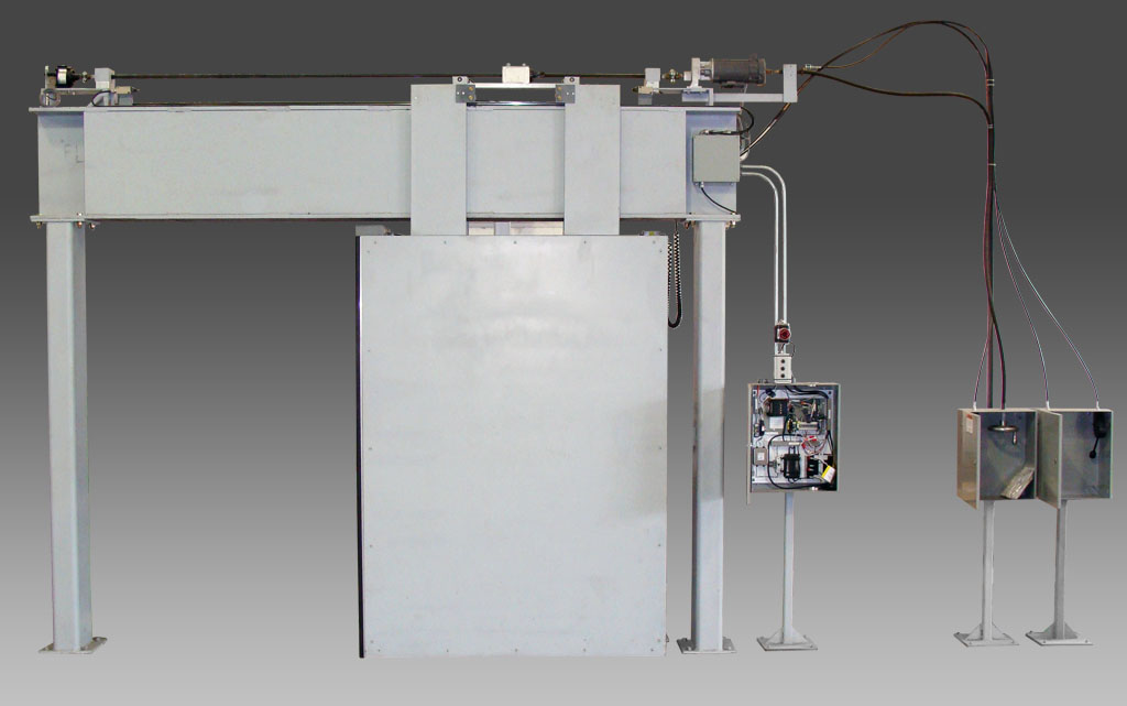 A-fabco designed and built slider · optional hand crank and disconnect