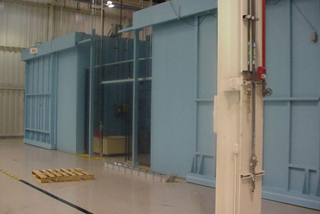 Dual 200 KV and 400 KV industrial X-ray rooms in West Palm Beach