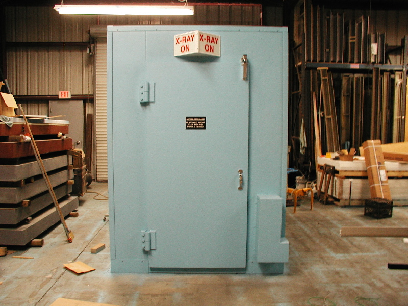 A modular industrial X-ray room