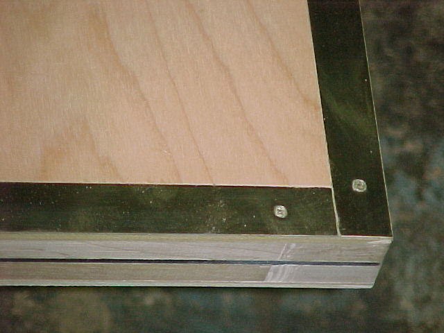 Unfinished corner · the laminate core