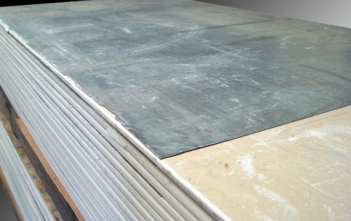 Lead-lined drywall & plywood